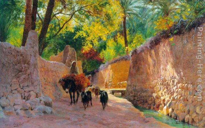 Eugene-Alexis Girardet On the Way to Market